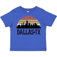 thumbnail image 3 of Inktastic Dallas Texas Skyline Vintage Boys or Girls Toddler T-Shirt, 3 of 5