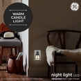 thumbnail image 6 of GE Vintage Style Night Light Plug-In Fixture, Warm Candlelight, Automatic Light Sensor, Step Dimming, Energy Efficient LED (1 Pack), 6 of 6