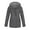 Gray, variant on Lixiuxyad Jacket for Women And Winter Women's Windbreaker Checkered Hooded Three In One Two Piece Set Outdoor Mountaineering Suit Jacket And Windbreaker Black