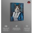 thumbnail image 2 of Regency Gentleman Cat Canvas Quirky Cat Art Prints By Notoriart, Gallery Wrapped, 30" x 45", 2 of 7