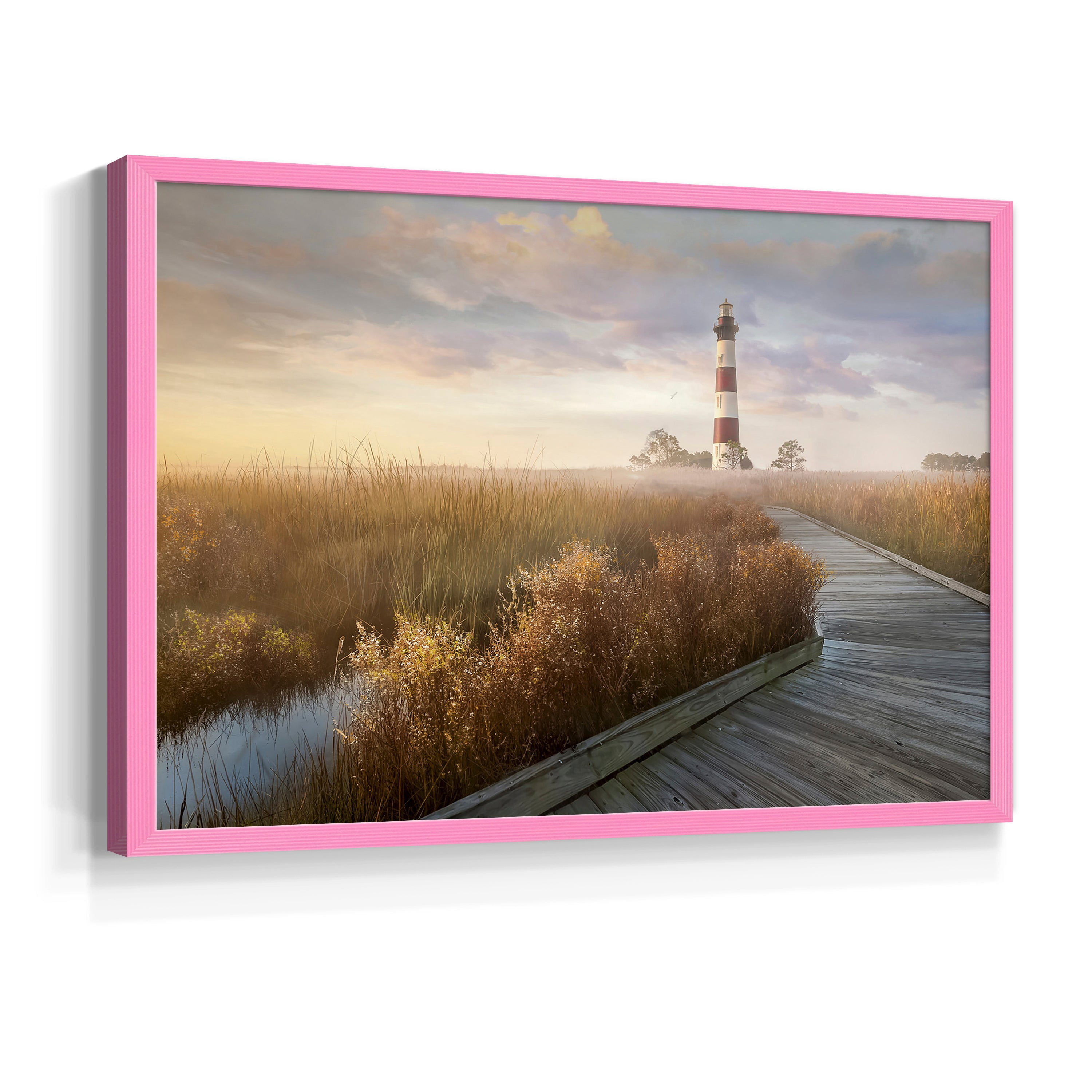 Private Path I by Mike Calascibetta - Restickable Framed Giclée Print