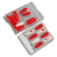 thumbnail image 4 of Presione sobre uñas postizas, 30 piezas de envolturas completas falsas navideñas, pegatinas de esmalte de uñas postizas, tecnología innovadora, 4 of 8