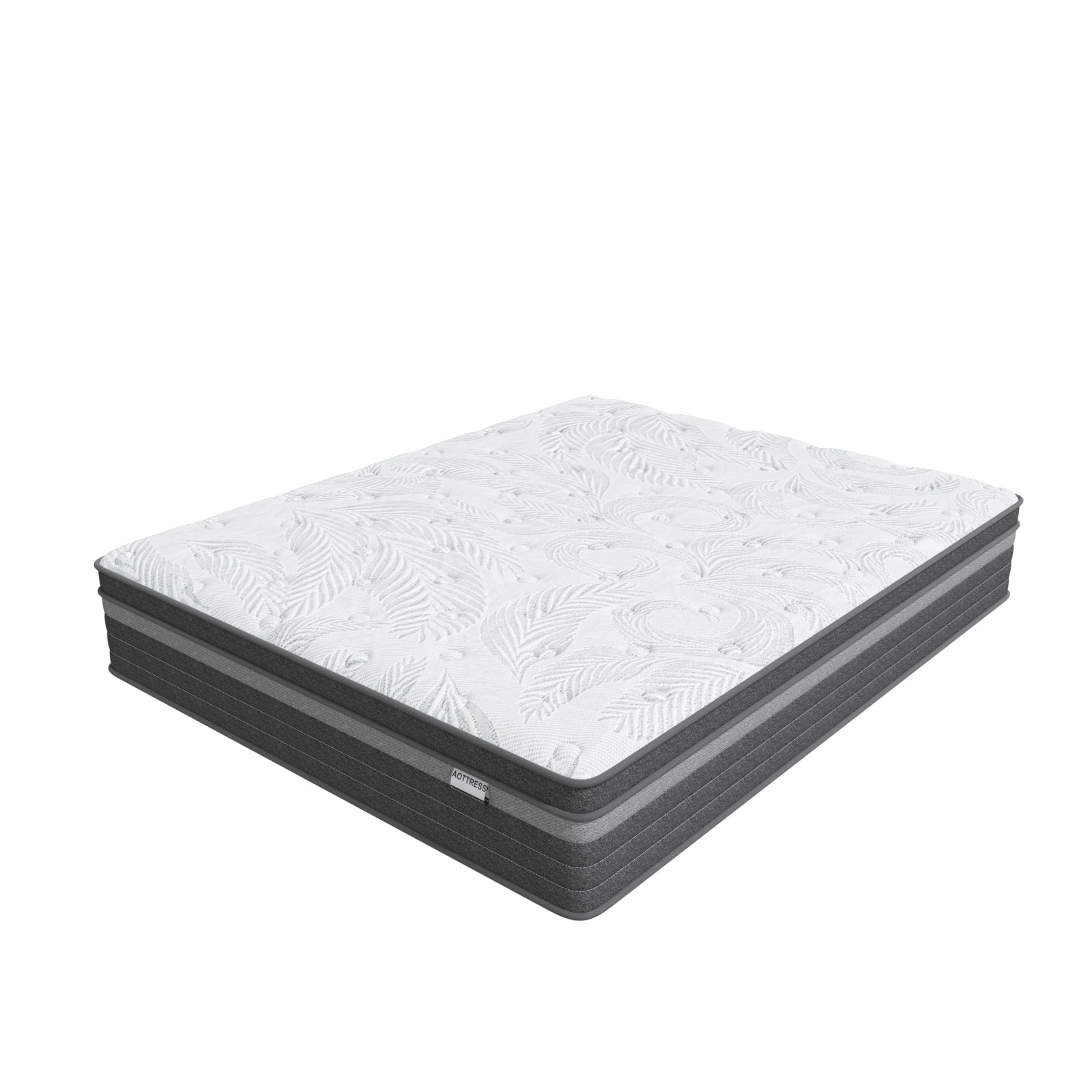 AOTTRESS 14 inch Twin Size Mattress in a Box, Medium Firm Hybrid Cooling Gel Memory Foam for Kids ,Back Pain Adults, Motion Isolation & CertiPUR-US Certified