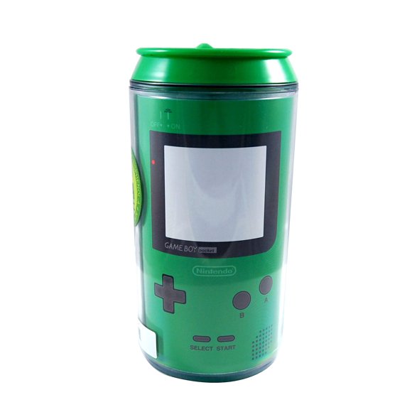 Travel Can Just Funky Nintendo Green Game Boy de plástico, 300 ml