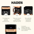 thumbnail image 3 of Open Box Haden Quintessential 12 Cup Programmable Coffee Maker, Black/Copper, 3 of 9