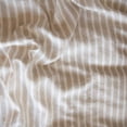 thumbnail image 4 of 100% French Linen Duvet Cover - Twin/Twin XL - Putty & Cream Stripe | BOKSER HOME, 4 of 6