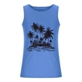 thumbnail image 4 of HaoXianJian Men's Tank Top Sleeveless Muscle Shirts Workout Hawaiian Palm Tree Fashion Graphic Quickly Dry Basic Tees 2X 3X 4X, 4 of 5