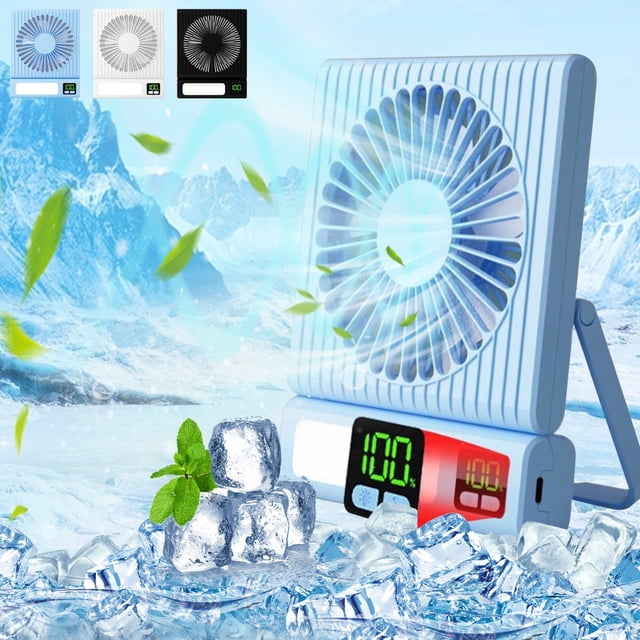 Iumwxz Portable Fan Mini Portable Small Fan Desktop Office Silent Small Conditioner Household Small Fan Mini Fan White Plastic Reduced Price