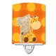 thumbnail image 1 of "Treasures Zoo Ceramic Night Light, Mes 1 Jirafa, Naranja, 6"" x 4""" Caroline's Treasures BB9008CNL, 1 of 1