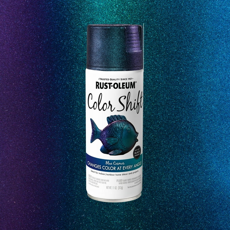 2 pack) Blue Cosmos, Rust-Oleum Color Shift Spray Paint-372479, 11