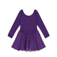 thumbnail image 1 of IEFIEL Girls Long Sleeve Ballet Dress Dance Skirt Leotard (Little Girls & Big Girls), 1 of 3