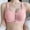 Pink, variant on CALAFEBILA Bras for Women Plus Size Daily Khaki No Underwire Breathable Unpadded Full Cup Night Underwear,38