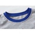 thumbnail image 3 of Little hand Toddler Boy Truck Pajamas Long SleevesCotton Sleepwear 2-Piece Gray 7T, 3 of 8