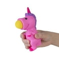 thumbnail image 5 of ORB Curiosities Pop-Petz Ultra Fantasy 2 Pack - Dinosaur and Unicorn Ball Launcher and Popper Squeeze Toys w/ 5 Foam Balls Each - Ball Shooting, Stress Relieving, Squishy Sensory Animal Toys for Kids, 5 of 7