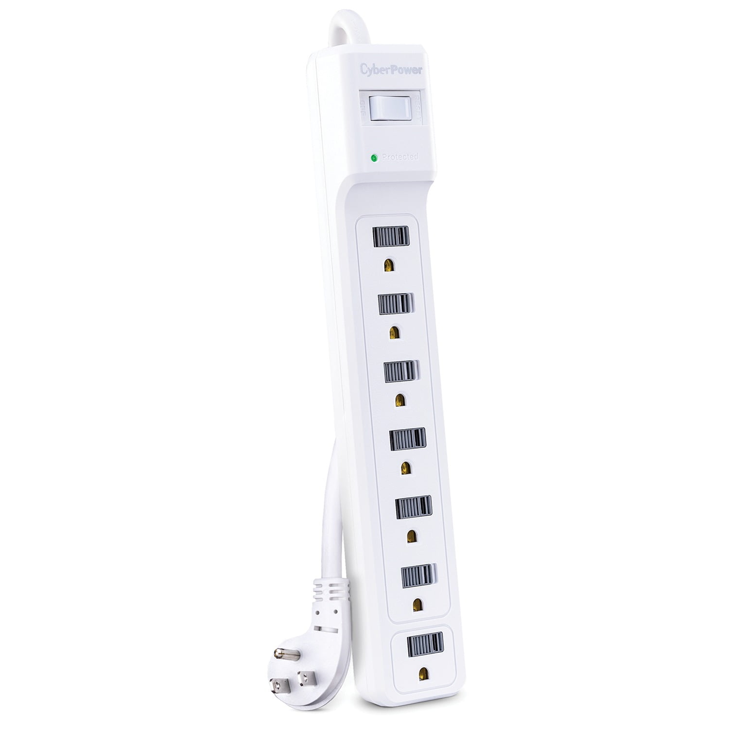 CyberPower B704 Essential Series B704 7-Outlet Power Strip Surge Protector