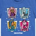 thumbnail image 3 of Monster High - Character Grid - Toddler And Youth Short Sleeve Graphic T-Shirt, 3 of 5