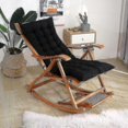 thumbnail image 4 of Lounger Cushion Soft Replacement Thick Padding High Back Cushion With Fixation Strap Large Rocking Chair Bench Pad Seating Cushion, 4 of 5
