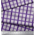thumbnail image 3 of Soimoi Rayon Fabric Check Check Printed Craft Fabric by the Yard 42 Inch Wide, 3 of 3
