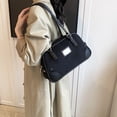 thumbnail image 4 of Bolso Boston popular de este año para mujer con bolso de axila de gran capacidad 2025 nuevo estilo retro esmerilado para damas con una sola almohada de hombro, 4 of 5