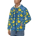 thumbnail image 3 of Naloa Rubber Duck Men’s Hoodies, Zip up Hoodie, Sweatshirts,Hoodies for Men Sizes S-3XL-3X-Large, 3 of 5