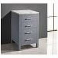 thumbnail image 3 of Caroline Parkway 20" Side Cabinet in Gray with White Marble Top, 3 of 3