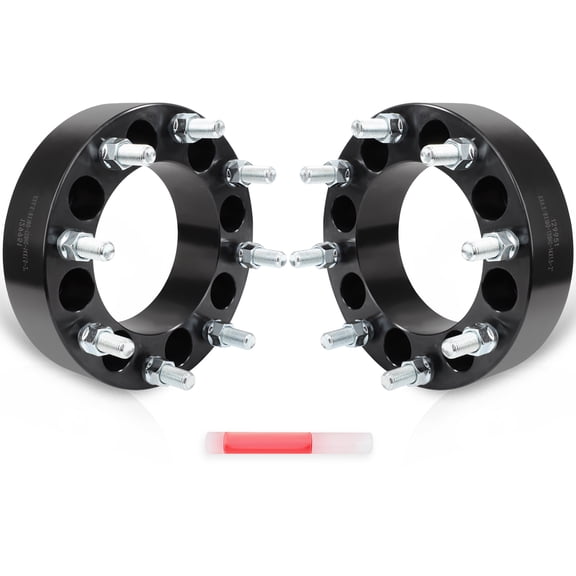 SCITOO 2Pcs Wheel Adapters 2" 8x6.5 to 8x180 Bore 130mm Studs 14x1.5 8Lug Wheel Spacers Adapters Fit for for Chevrolet Avalanche 2500 C2500 C2500 Suburban C3500 C3500HD Express 2500