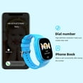 thumbnail image 4 of Andoer TD-45 2G Kids Smart Phone Watch Children Smartwatch SOS Call Voice Chat IP67 Waterproof with Nano SIM Card Slot LBS Location Camera Clock Silicone Strap Girls Boys Toys Gifts, 4 of 7