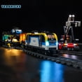 thumbnail image 6 of YEABRICKS Led Lighting Kit Compatible with Legos City Freight Train 60336 Building Set(Not Include the Building Set), 6 of 9