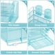 thumbnail image 4 of Organizador de escritorio Marbrasse de 4 niveles con archivador y cajón azul, 4 of 7