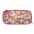 thumbnail image 3 of Vsdgher Colorful Seashells Print Large Capacity Pencil Case Pouch with Zipper, Portable Aesthetic Big Capacity Pencil Cases Pen Office Travel Stationery Bag, 3 of 8