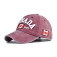thumbnail image 2 of CANADA baseball cap, unisex, Canadian baseball cap, pure cotton, versatile duckbill cap, 2 of 5