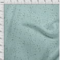 thumbnail image 3 of oneOone Cotton Cambric Dusty Teal Green Fabric Polka Dots Dots Dress Material Fabric Print Fabric By The Yard 56 Inch Wide, 3 of 4