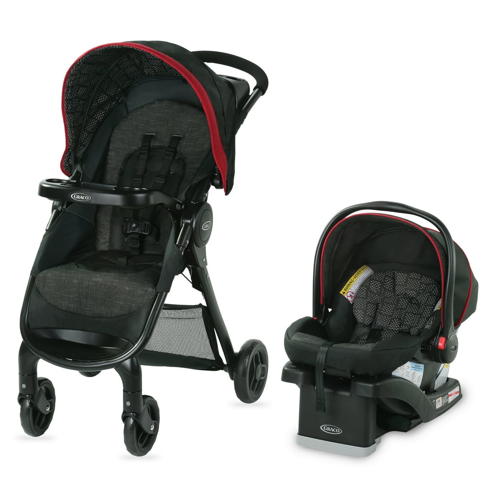 graco fastaction se travel system assembly