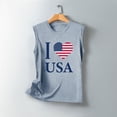 thumbnail image 4 of Nrmvnmi Tank Top for Women Patriotic Sleeveless Shirts 4th of July Tank Shirt American Flag Shirt Tees Mothers Day Gifts, 4 of 4