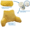 thumbnail image 4 of Home Soft Things DO-IT-YOURSELF Velvet Quilted Bedrest Pillow - Lemon Curry 1- 20" x 18" x 17", 4 of 12