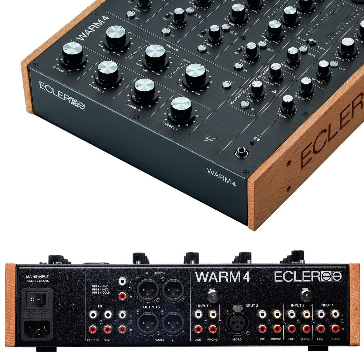 Ecler 4-Channel Analog Rotary DJ Mixer