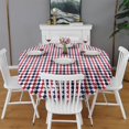 thumbnail image 2 of Christmas Round Tablecloth 60x60in(153x153cm) – Waterproof Polyester Table Cover with Full Print Design, Wrinkle Resistant & Washable for Kitchen Dining Party Decor, 2 of 6