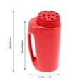 thumbnail image 4 of Épandeur d'Engrais Portatif Épandeur de Graines de Gazon Portatif Pot de Semis de Sel Rouge, 4 of 5