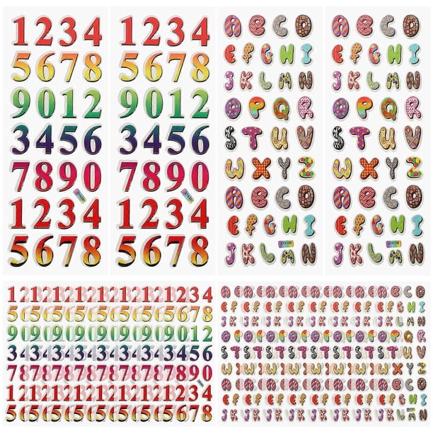 40 Sheets of Durable Foam Stickers Cartoon Decals Stickers Delicate 3d Stickers for Kids