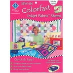 June Tailor Colorfast Sew-In Inkjet Fabric Sheets, White, 10/Pkg ...