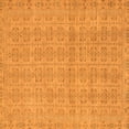 thumbnail image 1 of Ahgly Company Indoor Square Abstract Orange Modern Area Rugs, 4' Square, 1 of 4