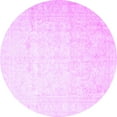thumbnail image 1 of Ahgly Company Indoor Round Persian Purple Traditional Area Rugs, 5' Round, 1 of 4