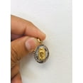 thumbnail image 5 of 14K Gold Filled Virgen de Guadalupe Diamond Cut Necklace 26x18mm, Valentino Link Chain 20" / Cadena y Dije de la Virgen de Guadalupe, 5 of 5