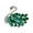 Green, variant on Opvise Women Brooch Swan Shape Rhinestone Retro Anti-slip Shoulder Bag Suit Coat Collar Hat Clothes Anti-exposure Pin Party Prom Bride Wedding Garment Jewelry