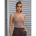 thumbnail image 4 of DARING DIVA Women's Body Shaper Cami Vest Tummy Control Shapewear Camisoles Brown L, 4 of 6