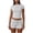 White, variant on Women's Two Piece Sets Summer Slim Fitted Short Sleeve Tops Drawstring Shorts Matching Lounge Sets Solid-Color Round Neck Casual 2 Piece Set