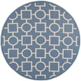 thumbnail image 4 of SAFAVIEH Indoor Outdoor CY6925-243 Courtyard Blue / Beige Rug, 4 of 10
