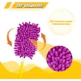 thumbnail image 3 of 4pcs Duster Refills for Swiffer, Microfiber Ceiling Fan Duster 360 Duster Refills Heavy Duty Hand Dusters for Cleaning Compatible with Swiffer (Purple), 3 of 6