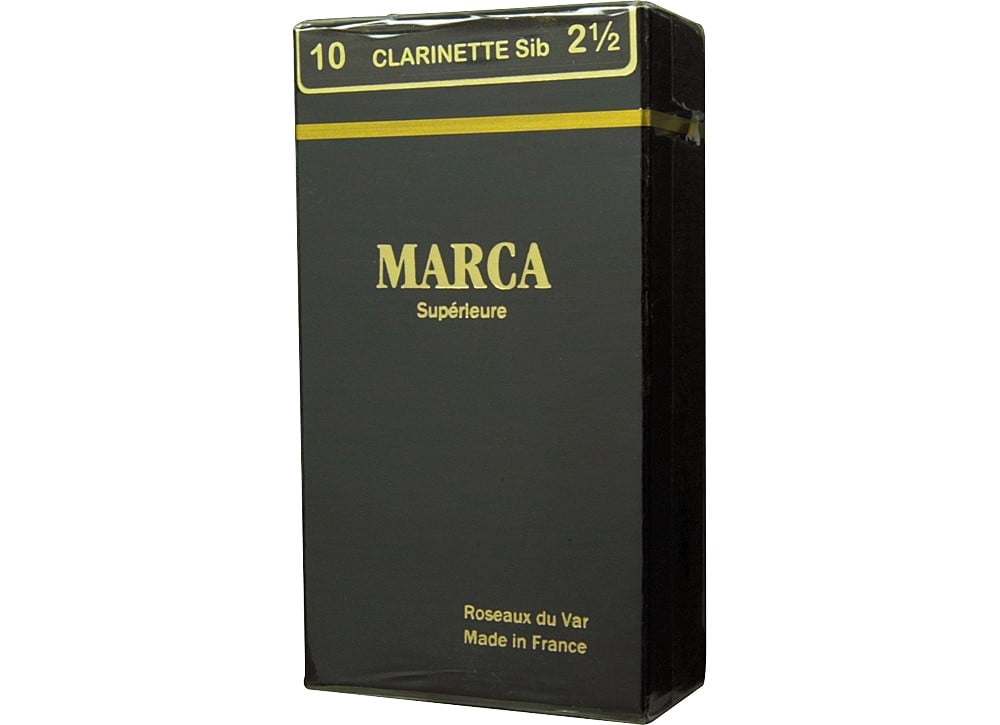 Marca Superieure Bb Clarinet Reeds 2.5, Box Of 10