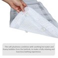 thumbnail image 3 of 1pc Non Suction Cups Bath Mat PVC Hollow Bathtub Pad Universal (White), 3 of 6
